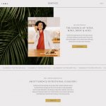 essence health and wellness showit template