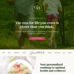 showit template for fitness coaches and wellness