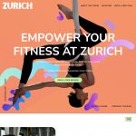 Zurich Showit website template