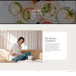 Mexica Pricing Page Template for Showit: Elegant, minimalist layout showcasing packages, investment details, FAQ, client testimonial, and featured press logos. Perfect for photographers and creatives.