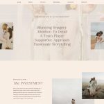 Wedding Experience & Investment Page