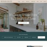 Hudson House - Showit template for realtors & interior designers