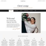 Client Lounge for Service Providers - Showit Website Template