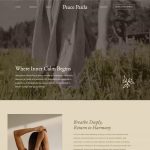 Creative Vibes Showit website template for health & wellness - Peace Paula