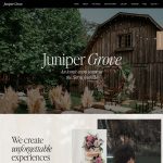 Juniper Grove - Website Template for Event Venues