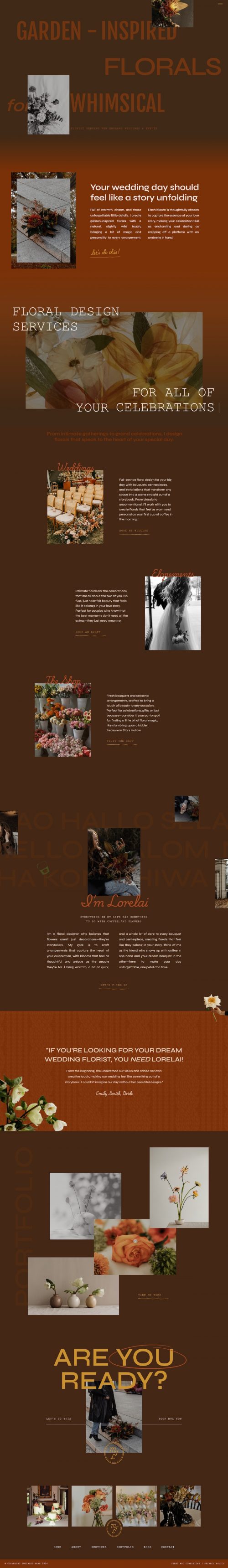 Maple Tree Lane - Showit Creative Website Template