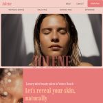 Template Jolene for beauty professionals, skincare brands