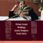 Template Flowatica for floral designers and creative entrepreneurs