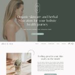 Alice and Vine Showit website template for health and wellness coaches