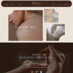 Modern, clean, and versatile Showit website template for salons, health and wellness professionals