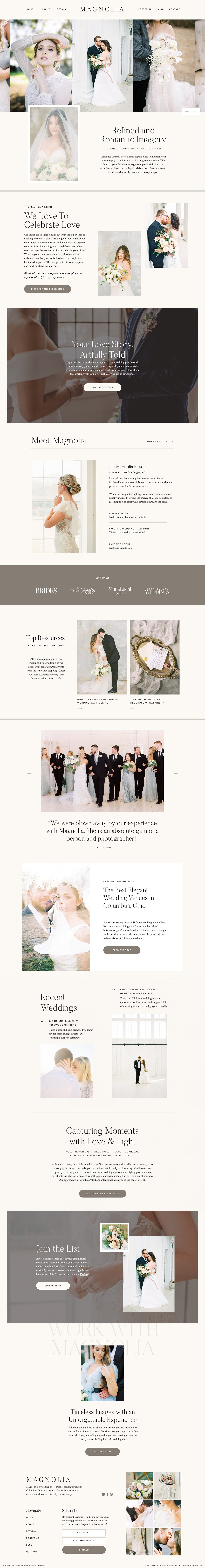 Magnolia home desktop