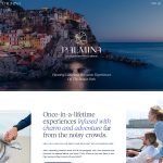Palmina website template for wedding planners and photographers