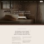 Interior designer Showit template Sage & Stone