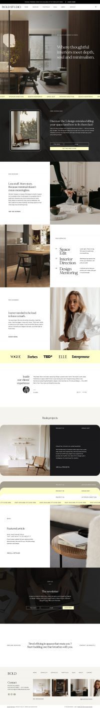 Bold - Showit Creative Website Template