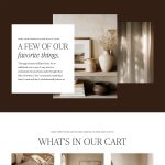 Screenshot of Shop page for Interior Designers