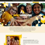 Nonprofit Template Homepage Screenshot