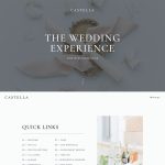Castella investment guide add-on template for creating hidden proposals and pricing guides using Showit.