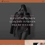 Mingus Showit Template for Coaches