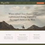 The Midland template: a refined and versatile Showit design tailored for restaurants, but equally suited for a variety of local businesses. Whether you run a bakery, flower shop, gym, boutique hotel, or salon, this template offers an ideal foundation for showcasing your services.