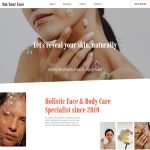 Template Hermione for beauty professionals, luxury beauty brands, makeup artists, skincare experts
