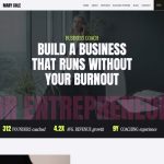 Mary cole template business coach