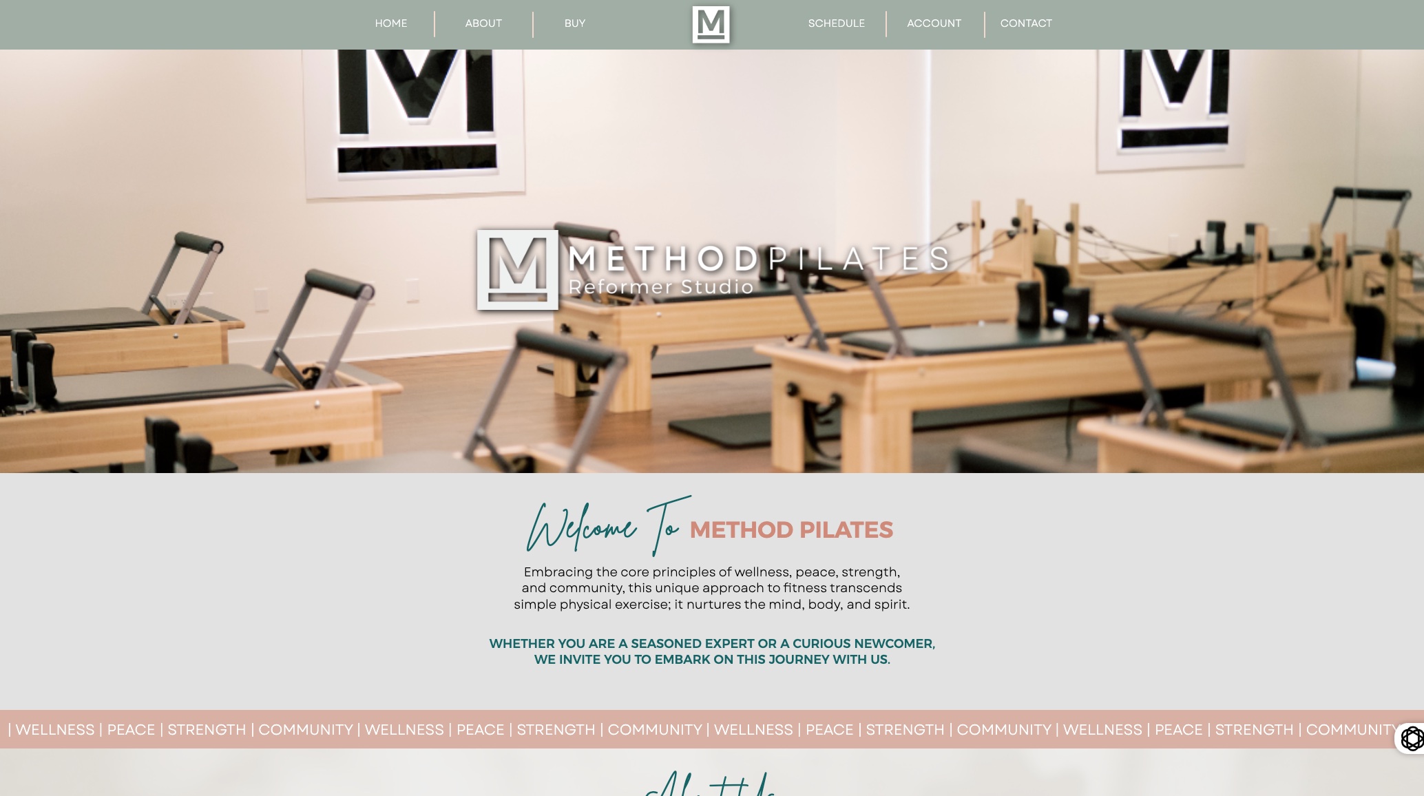 Method Pilates Website by Amy Hates Carrots Amy Loves Websites