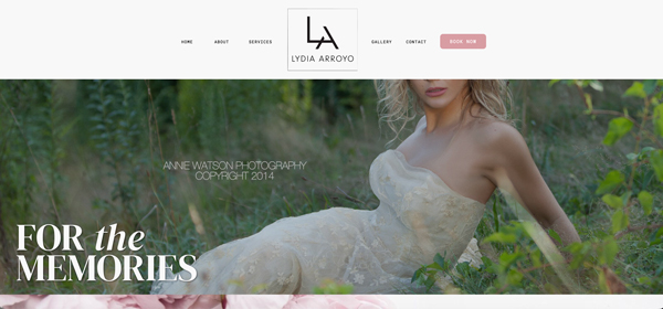 lydsmakeup homepage website design