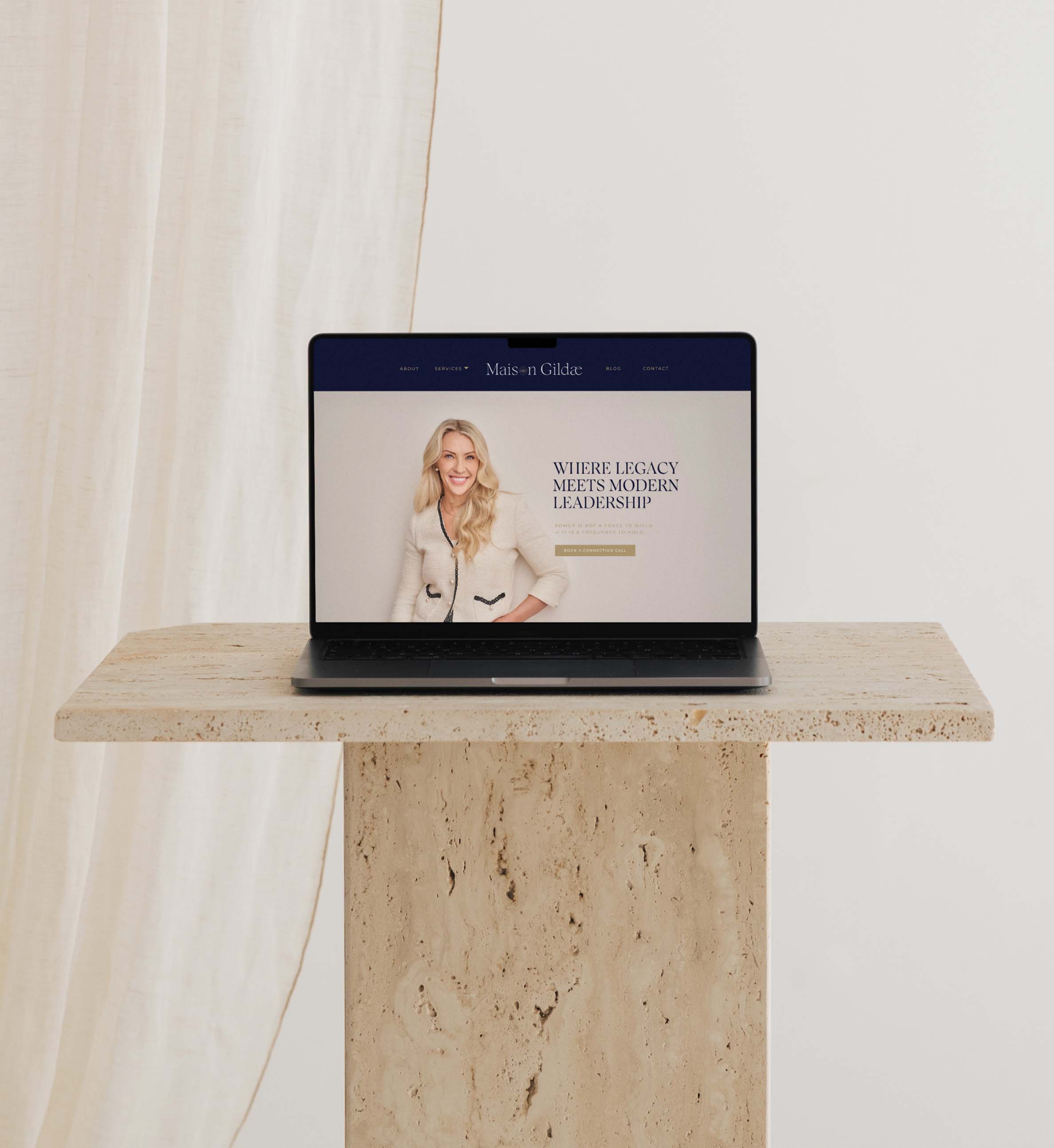 Luxury Showit website design service – White Ink Creative